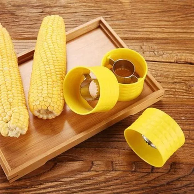 Kitchen Corn Stripper Peeler Cob Cutter Thresher Fruit Vegetable Tool Kitchen Cooking Accessory Cob Remover Corn Peeler