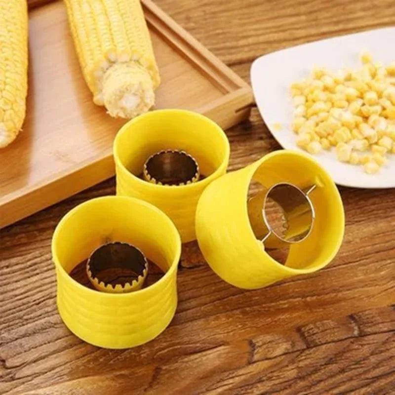 Kitchen Corn Stripper Peeler Cob Cutter Thresher Fruit Vegetable Tool Kitchen Cooking Accessory Cob Remover Corn Peeler